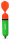 SAENGER Hecht Segelpose Stick vergebl. 15g