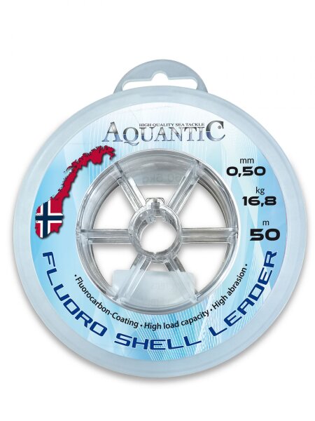 AQUANTIC Fluoro Shell Leader 1,00mm-50m