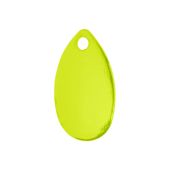Edition Sea Spinnerblatt mit Ösen fluo-gelb 3,2cm
