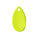 Edition Sea Spinnerblatt mit Ösen fluo-gelb 3,2cm