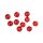 RND GLASS BEADS RED RUBY 6MM