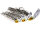 BLADEBITE V2 TUNGSTEN BLADED JIG 14G SINKING BROWN CHARTREUSE