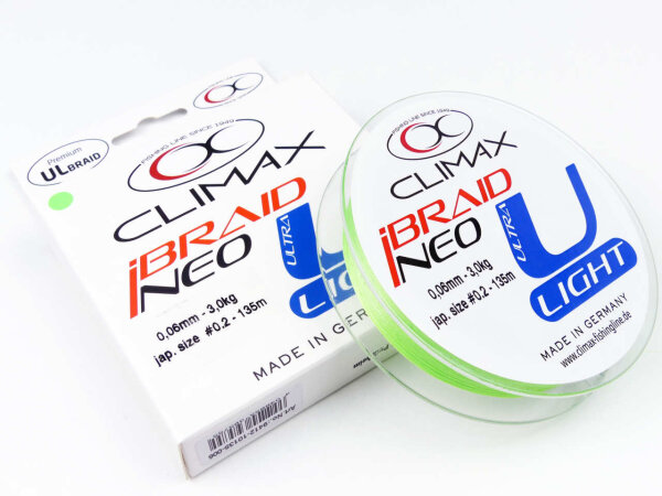135m 0,06mm iBraid NEO U-Light chartreuse SB