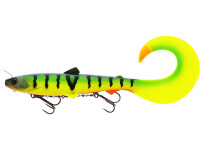 BULLTEEZ CURLTAIL INLINE 33CM 230G SINKING TIGER PERCH